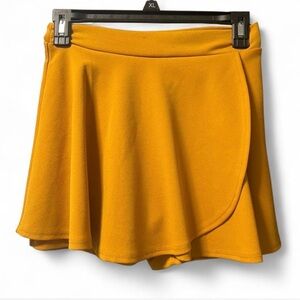 AKIRA Mustard Yellow Skater Skirt